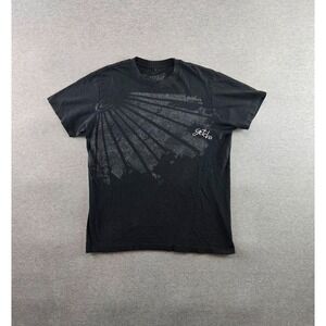 Vintage Gotcha T Shirt Mens M Black Surf Graphic Y2K Skate Distressed Collar